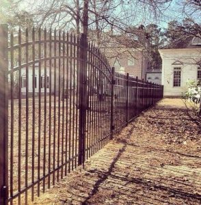 Commercial Grade Aluminum Gate And Fence That Is Maintenance Free Installed In Berryville, Va.