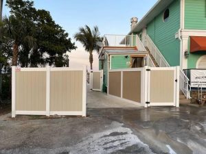 Custom Vinyl Fence Project Port Saint Lucie, Fl