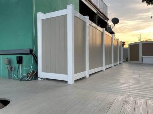 Custom Vinyl Fence Project Port Saint Lucie, Fl3