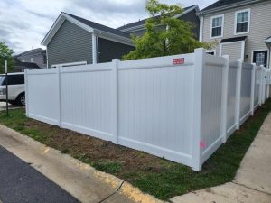 Vinyl Privacy Install Fence Stafford Virginia