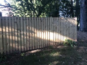 Wood Board On Board Fence! Free Estimates And Financing Available