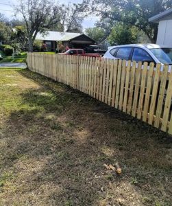 Wood Picket Fence Installation Palmetto Fl2