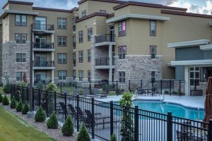 Fence Installed At A New Apartment Complex In Great Falls, Va